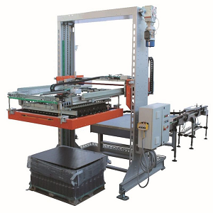 Poloautomatický depaletizátor